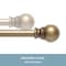 Kenney Mfg Kenney Davenport 1/2 Petite Cafe Decorative Window Curtain Rod, 48-86, Brushed Brass KN55973 - alternate 3